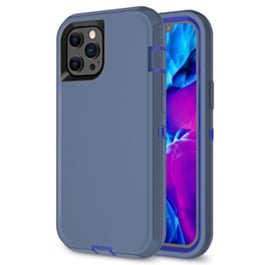 Heavy Duty Case for iPhone 15 Pro Max (BLUE) (Only Ground Shipping)