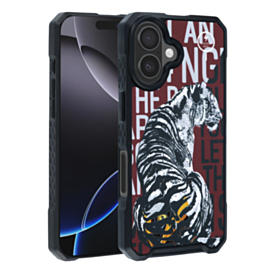 Cyber Magnetic DIY Series Cases - TIGER for iPhone 16 (Only Ground Shipping)