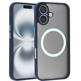 Wireless Charging Protector Matte Case - BLUE for iPhone 16 (Only Ground Shipping)
