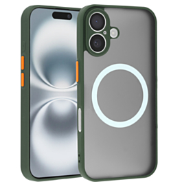 iPhone 16 Plus Wireless Charging Protector Matte Case - GREEN (Only Ground Shipping)