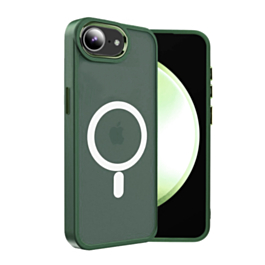 New Magnetic Wireless Charging Case - (DARK GREEN) for iPhone 16e / 17e (Only Ground Shipping)