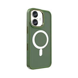 iPhone 16 Plus New Magnetic Wireless Charging Case - DARK GREEN (Only Ground Shipping)