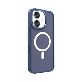 iPhone 16 Plus New Magnetic Wireless Charging Case - NAVY BLUE (Only Ground Shipping)