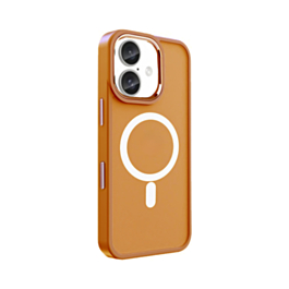 iPhone 16 Plus New Magnetic Wireless Charging Case - ORANGE (Only Ground Shipping)