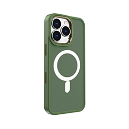 New Magnetic Wireless Charging Case - DARK GREEN for iPhone 16 Pro (Only Ground Shipping)