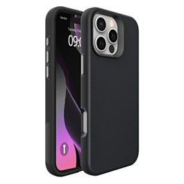 Shock Absorption Protective Dual Layer Case (BLACK) for iPhone 16 Pro (Only Ground Shipping)