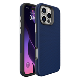Shock Absorption Protective Dual Layer Case (BLUE) for iPhone 16 Pro (Only Ground Shipping)