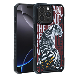 Cyber Magnetic DIY Series Cases - TIGER for iPhone 16 Pro (Only Ground Shipping)