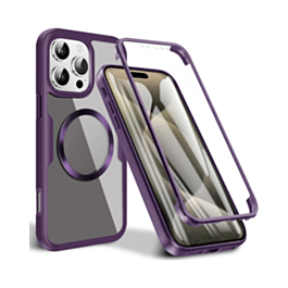 Full Shockproof Silicone Cover - PURPLE for iPhone 16 Pro / 17 (Only Ground Shipping)