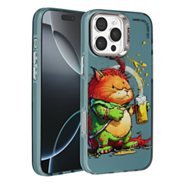 Animal Graffiti Design Wireless Charging Case - Style 10 for iPhone 16 Pro (Only Ground Shipping)