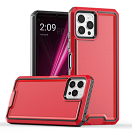 Slim Non-Slip Transparent Matte Case - RED for iPhone 16 Pro (Only Ground Shipping)
