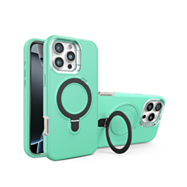 Support Heavy Duty Case with Wireless Charging Kickstand - SKY BLUE for iPhone 16 Pro (Only Ground Shipping)