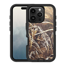 Heavy Duty Case for iPhone 16 Pro (CAMO BLACK) (Only Ground Shipping)