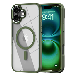 Shiny Magnetic Clear Cases - GREEN for iPhone 17 (Only Ground Shipping)