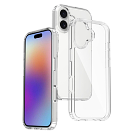 Hybrid Case with Air Cushion Technology - CLEAR for iPhone 17 (Only Ground Shipping)