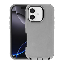 Heavy Duty Case for iPhone 17 (GRAY & BLACK) (Only Ground Shipping)