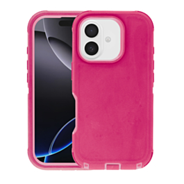 Heavy Duty Case - PINK & PINK for iPhone 17 (Only Ground Shipping)