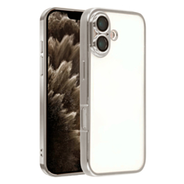 Frosted Transparent Matte Case with Lens Protection (SILVER) for iPhone 17 (Only Ground Shipping)