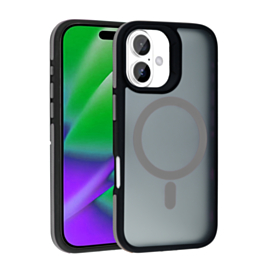 Bicolor Matte Magnetic Translucency Case - GRAY for iPhone 17 (Only Ground Shipping)