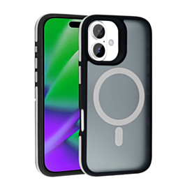 Bicolor Matte Magnetic Translucency Case - WHITE for iPhone 17 (Only Ground Shipping)