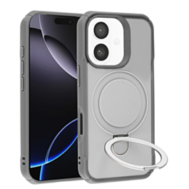 Shockproof Case with Magnetic Kickstand - GRAY for iPhone 17 (Only Ground Shipping)
