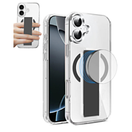 Hard Clear Case with MagGrip for iPhone 17 (BLACK) (Only Ground Shipping)