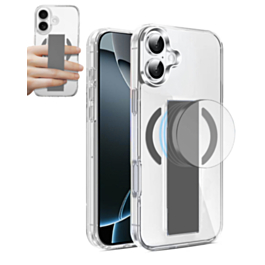 Hard Clear Case with MagGrip for iPhone 17 (GRAY) (Only Ground Shipping)