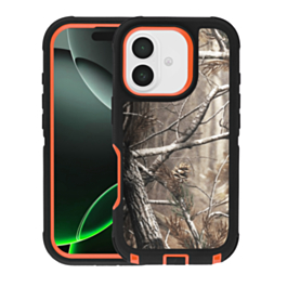 Heavy Duty Case for iPhone 17 (CAMO ORANGE) (Only Ground Shipping)