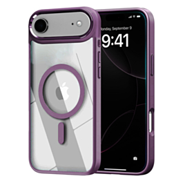 Shiny Magnetic Clear Cases - PURPLE for iPhone Air (Only Ground Shipping)