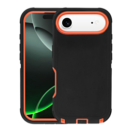 Heavy Duty Case - BLACK & ORANGE for iPhone Air (Only Ground Shipping)
