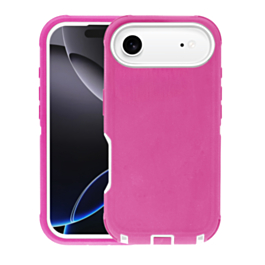 Heavy Duty Case - PINK & WHITE for iPhone Air (Only Ground Shipping)