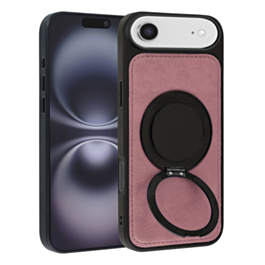 Slim Leather Case with Wireless Charging Kickstand - PINK for iPhone Air (Only Ground Shipping)