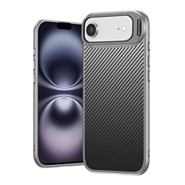 Luxury Carbon Fiber Textured Case - GRAY for iPhone Air (Only Ground Shipping)