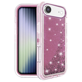 Protective Glitter Liquid Bumper Case - PINK for iPhone Air (Only Ground Shipping)