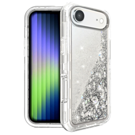 Protective Glitter Liquid Bumper Case - SILVER for iPhone Air (Only Ground Shipping)