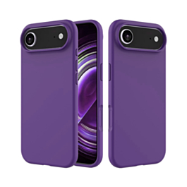 Soft Solid Silicone Case (Full Buttom Cover) - PURPLE for iPhone Air (Only Ground Shipping)