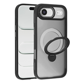 Wireless Charging Case with Built-in Rotating Ring Stand - BLACK for iPhone AIR(Only Ground Shipping)