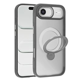 Wireless Charging Case with Built-in Rotating Ring Stand - GRAY for iPhone AIR (Only Ground Shipping)