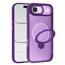Wireless Charging Case with Built-in Rotating Ring Stand - PURPLE for iPhone AIR (Only Ground Shipping)