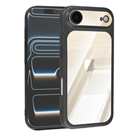 Frosted Transparent Matte Case with Lens Protection (BLACK) for iPhone AIR (Only Ground Shipping)