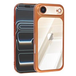 Frosted Transparent Matte Case with Lens Protection (ORANGE) for iPhone AIR (Only Ground Shipping)