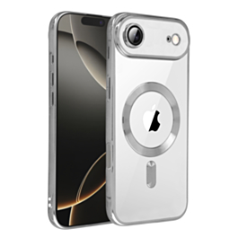 Shiny Wireless Charging Clear Case - SILVER for iPhone Air (Only Ground Shipping)