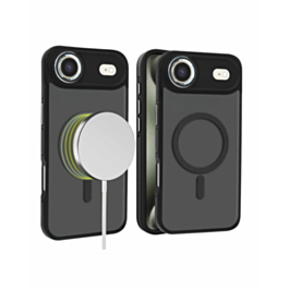 Slim Non-Slip Translucent Matte Wireless Charging Case - BLACK for iPhone Air (Only Ground Shipping)