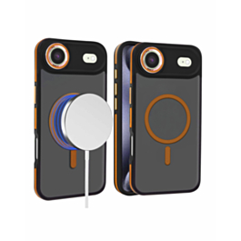 Slim Non-Slip Translucent Matte Wireless Charging Case - ORANGE for iPhone Air (Only Ground Shipping)