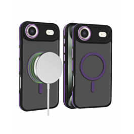 Slim Non-Slip Translucent Matte Wireless Charging Case - PURPLE for iPhone Air (Only Ground Shipping)