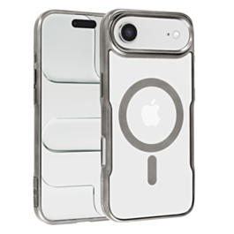 Glossy & Transparent Magnetic Case - TITANIUM for iPhone Air (Only Ground Shipping)