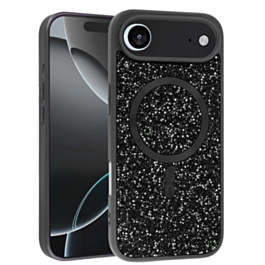 Wireless Charging Bling Diamond Crystal Case - BLACK for iPhone Air (Only Ground Shipping)