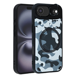 Camo Design Thin Magnetic Case with Camera Stand Kickstand - Style 4 for iPhone Air (Only Ground Shipping)