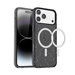 Splash - Ink Design Wireless Charging Case - BLACK for iPhone 17 Pro (Only Ground Shipping)