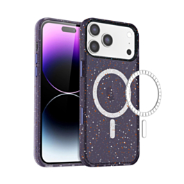 Splash - Ink Design Wireless Charging Case - PURPLE for iPhone 17 Pro (Only Ground Shipping)